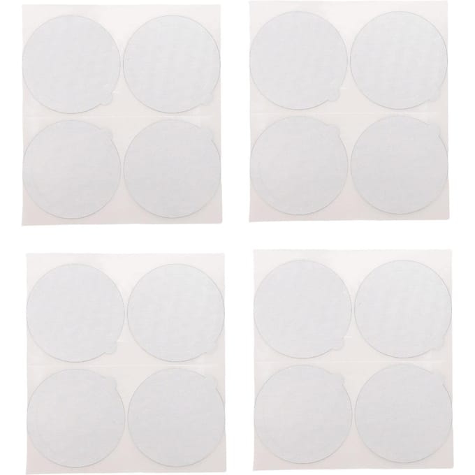 100 STUKS Aluminiumfolie Dekseltjes   Multifunctionele Koffiecupstickers Capsuledeksel   voor Vervanging white