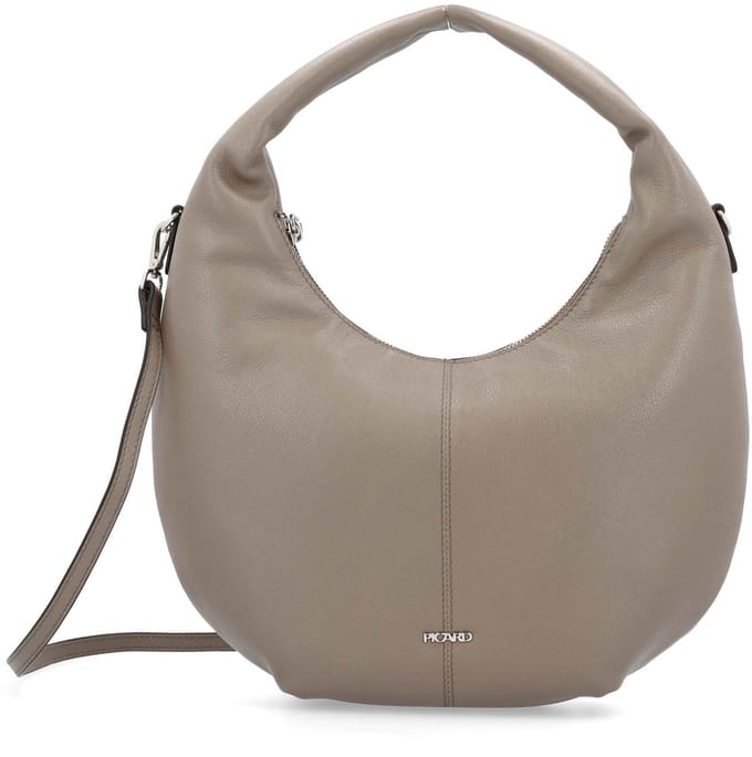 PICARD schoudertas Gretel Hobo Bag Gravel Taupe