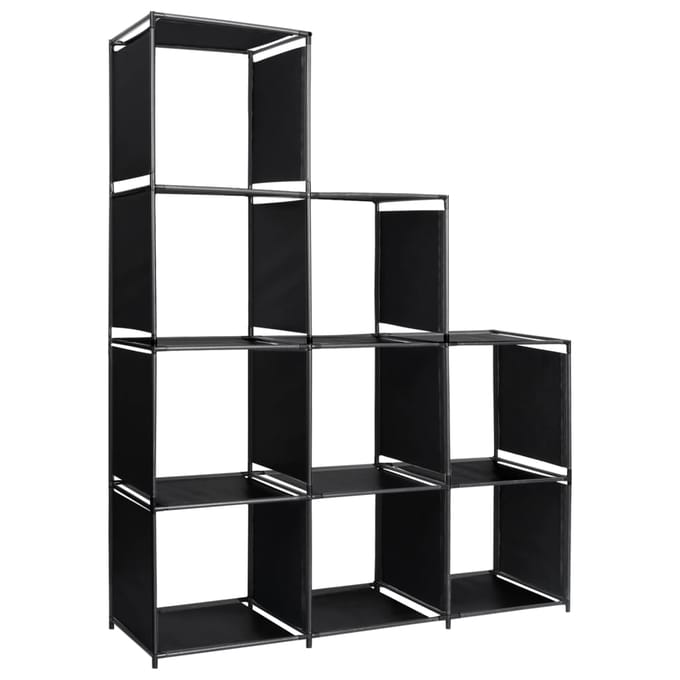 vidaXL - Opbergkast - trapvormig - 130x45x170 - cm - stof