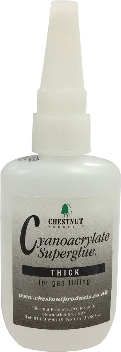 Chestnut - Cyanoacrylate Superglue - Cyanoacrylaat lijm - Dik - 50 gr