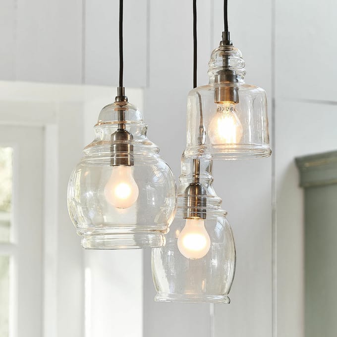 LOBERON Hanglamp Pont du Clair helder/zilverkleurig
