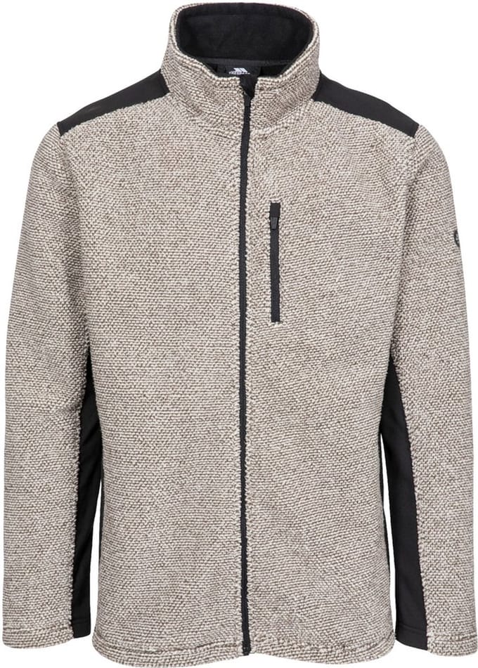 Trespass fleecejas/fleecepullover Faratino - Herenfleece At300 Truffel Stripe