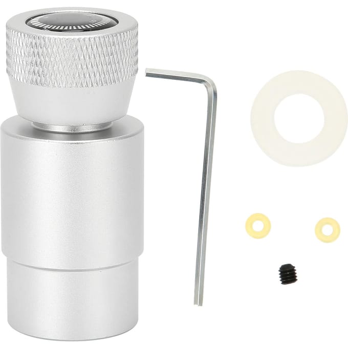 Soda CO2 Adapter Ventiel Connector Set ASA 1/4BSPP-TR21-4 Vulaccessoire Zilver white