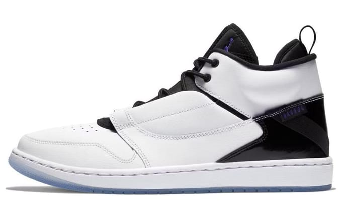 Jordan Fadeaway Wit Concord 44 white