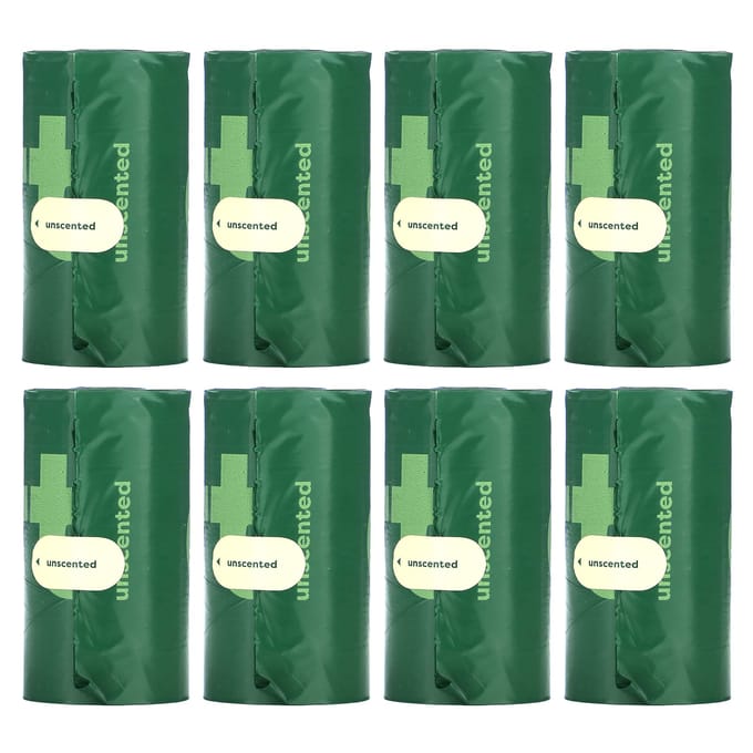 Earth Rated, Sacs à caca pour chien, Non parfumés, 120 sacs blue
