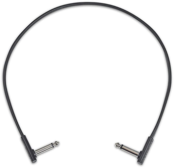 Rockboard Flat Patch Cable 45 cm Black - Patchkabel