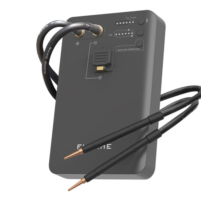 Holy Flame Puntlasapparaat, 2500mAh Draagbaar Handheld Puntlasmachine met Automatisch en Handmatig zwart