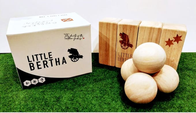 Little Bertha - Houten buitenspel - Werpspel