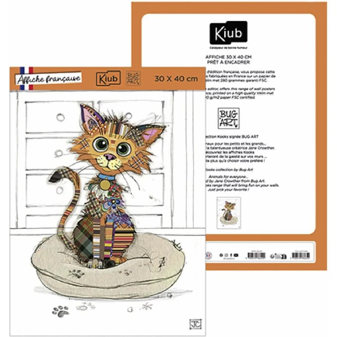 Poster Kiub Kook Chaton Mignon