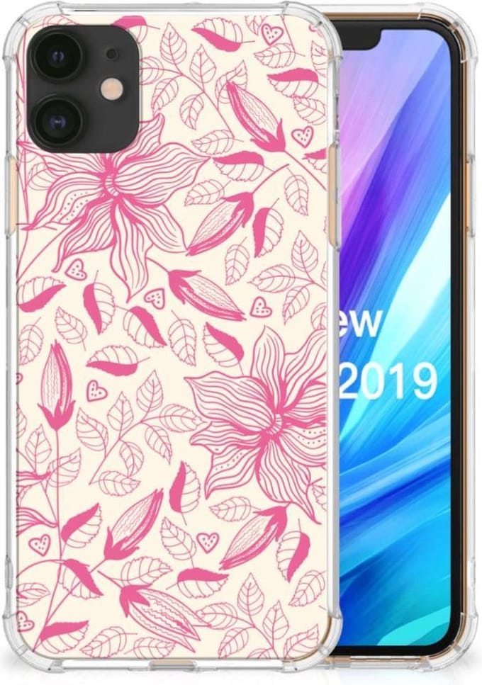 Apple iPhone 11 Case Pink Flowers
