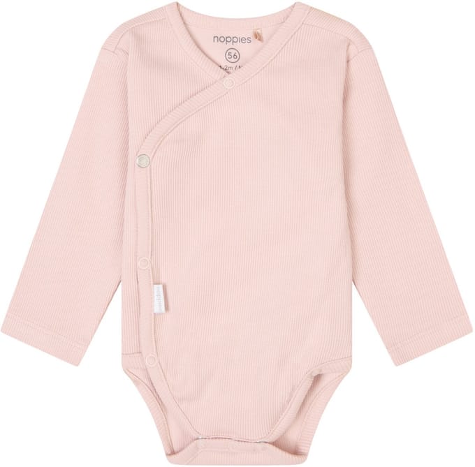 Noppies Narellan Lange Mouwen Romper - Rose Smoke - Mt. 56