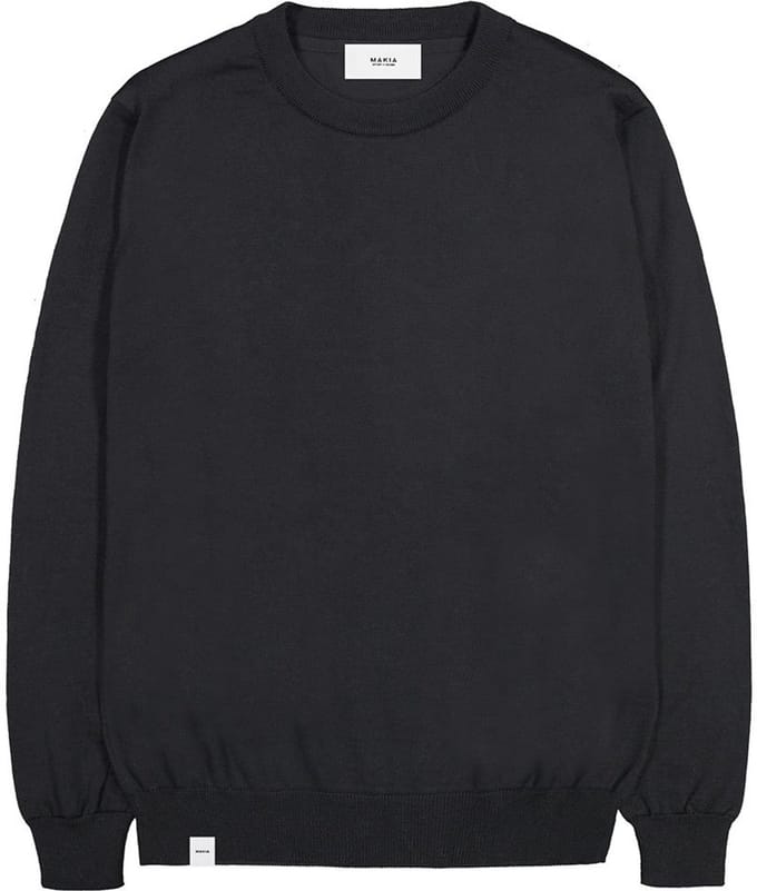Makia Merino Knit Trui Zwart M Man