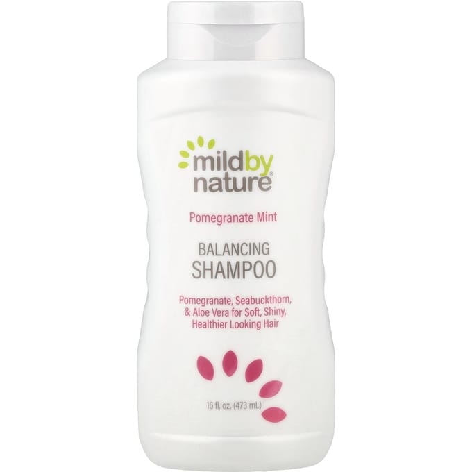 Mild By Nature, Pomegranate Mint Balancing Shampoo, 16 fl oz (473 ml) white