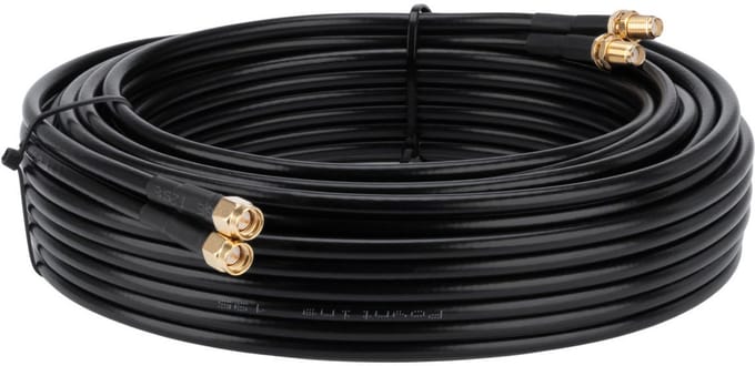 Poynting 2x SMA verlengkabel 10 meter / voor externe antennes / router