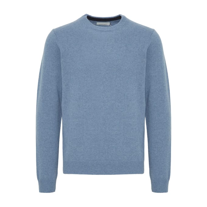 Oversized gebreide pullover met geribde boorden
