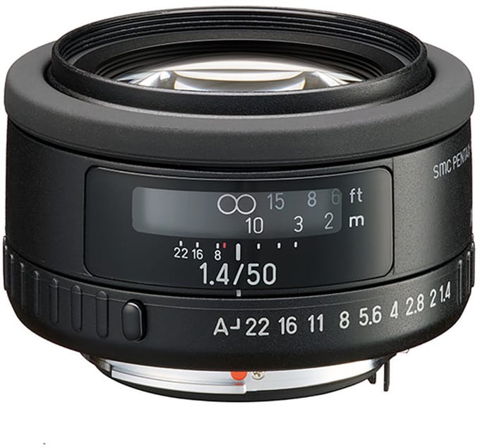 SMC FA 50mm f/1.4 Klassiek  Pentax K volbeeld