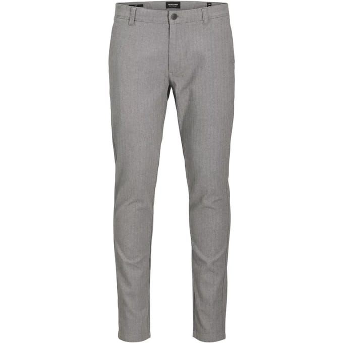 Slim Fit stoffen broek met knoop- en ritssluiting model 'MARCO'