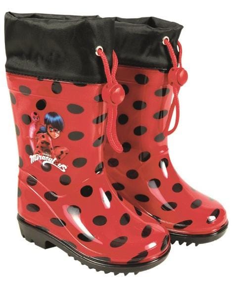 Bottes de pluie Miraculous Lady Bug [98312] taille 26-27