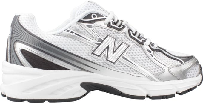 New Balance 740 - Sneakers - Unisex - White Silver
