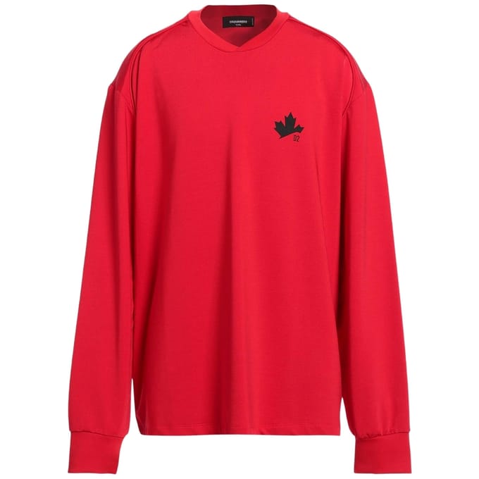 Dsquared2 D2 Maple Logo Rode Trui