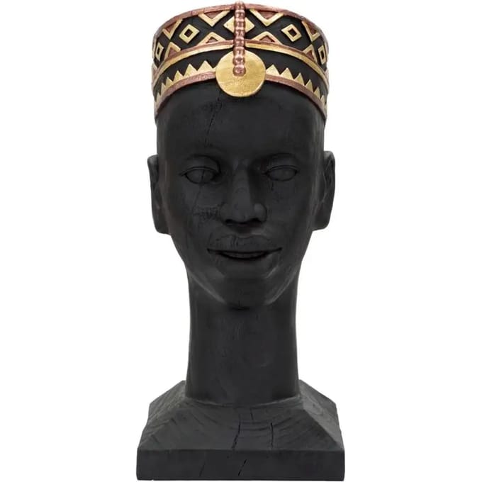 Decoratie Massai Man 25×25×56 cm