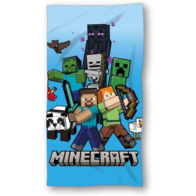 MineCraft - Strandlaken - Badhanddoek - 70x140cm