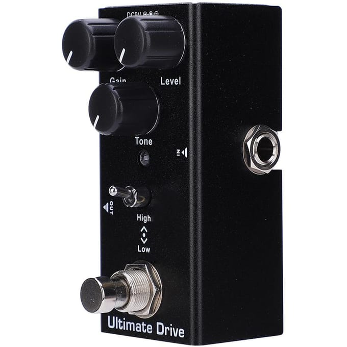 Ultimate Drive Elektrische Gitaar Effectpedaal Mini Enkel True Bypass Gitaaronderdelen DC 9V JDF‑2 black