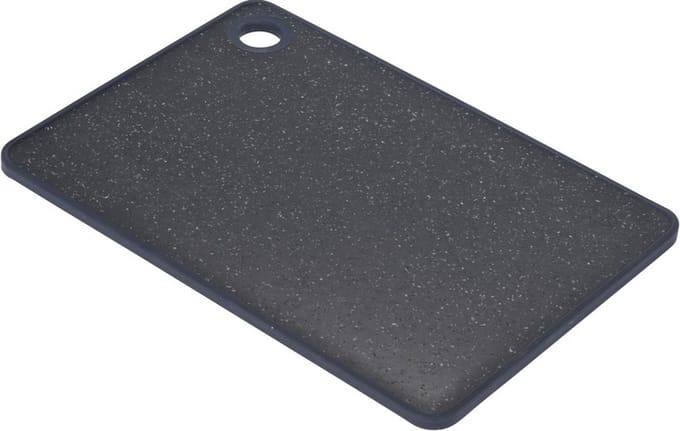 Excellent Houseware snijplank - zwart gemeleerd - kunststof - 23 x 16 cm
