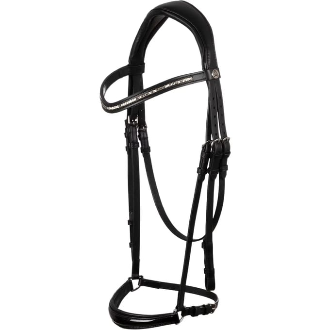 Anatomisch paardenbit in leer Acavallo Dama