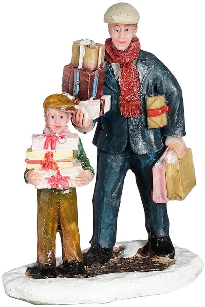 Luville - Father and Son with Presents