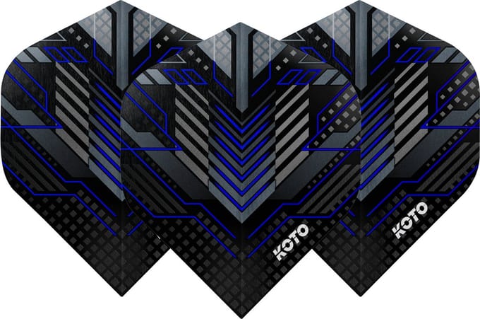 KOTO ZIZ-Matrix NO2 Dark Blue - Dart Flights