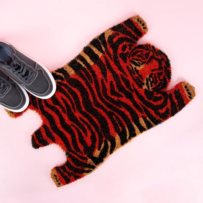 Floor mat in animal design, tiger van OOTB