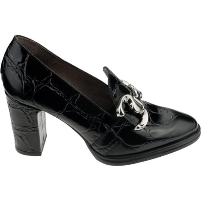 Wonders Siro - dames pump - Zwart - maat 41 (EU) 8 (UK)