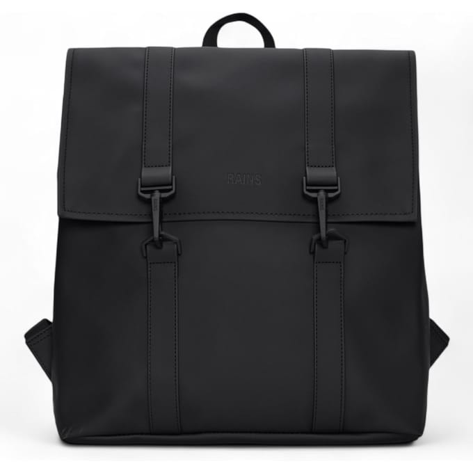 Rains MSN Mini W3 Unisex Rugzak - Zwart