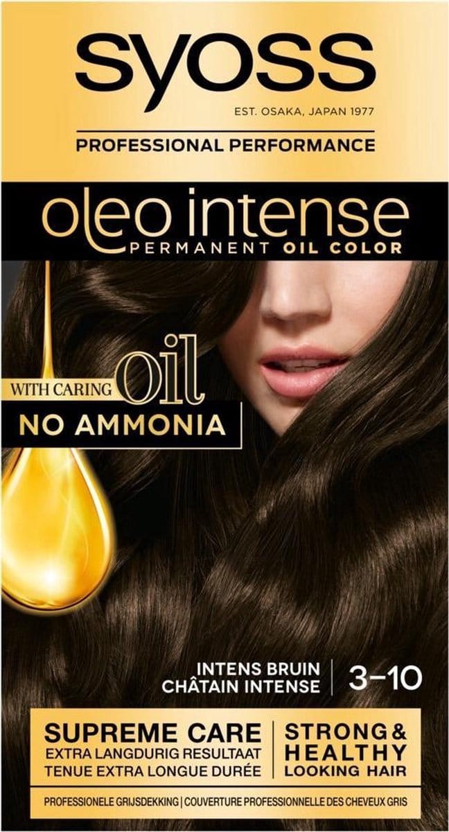 Syoss Oleo Intense - Haarverf - 3-10 - Intens Bruin - 115ml x 12