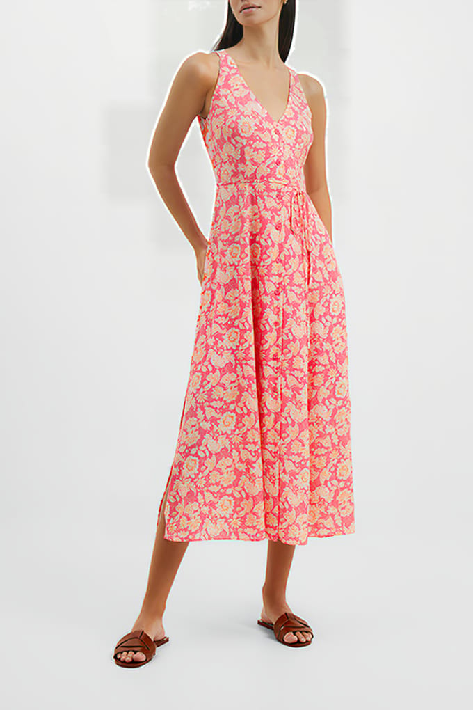 French Connection Cosette Verona Crepe Red Größe: 8 | Midikleider Outlet | Damen | Rot