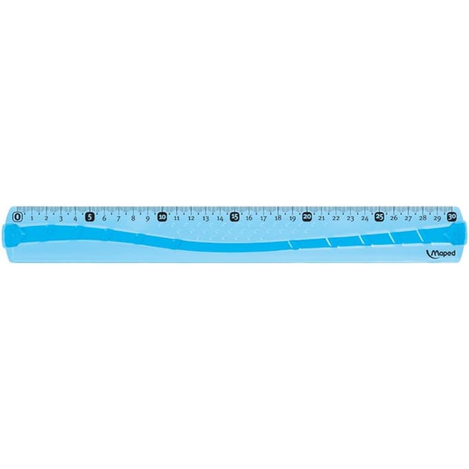 2x Maped Liniaal - Flex Soft - 30 cm - Onbreekbaar (groen en blauw)