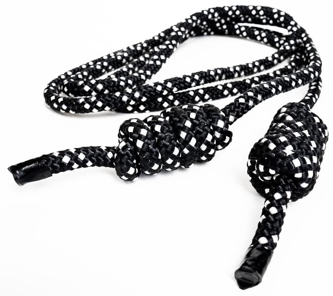 WeckMethod RMT Rope - Springtouw met handgerolde handgrepen - Gevlochten nylon - Verstelbaar - 259 cm