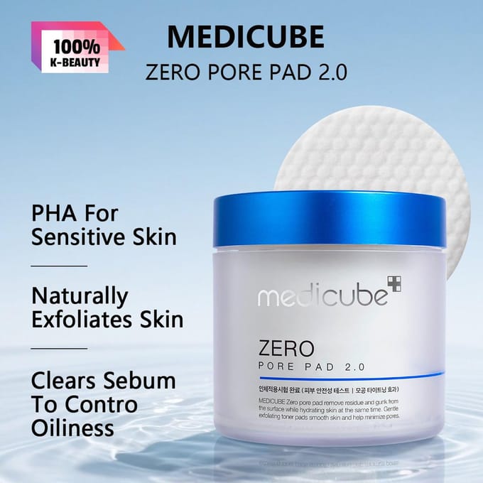 Medicube ZERO PORE PAD 2.0 155g/5.46oz 155g/5.46oz blue