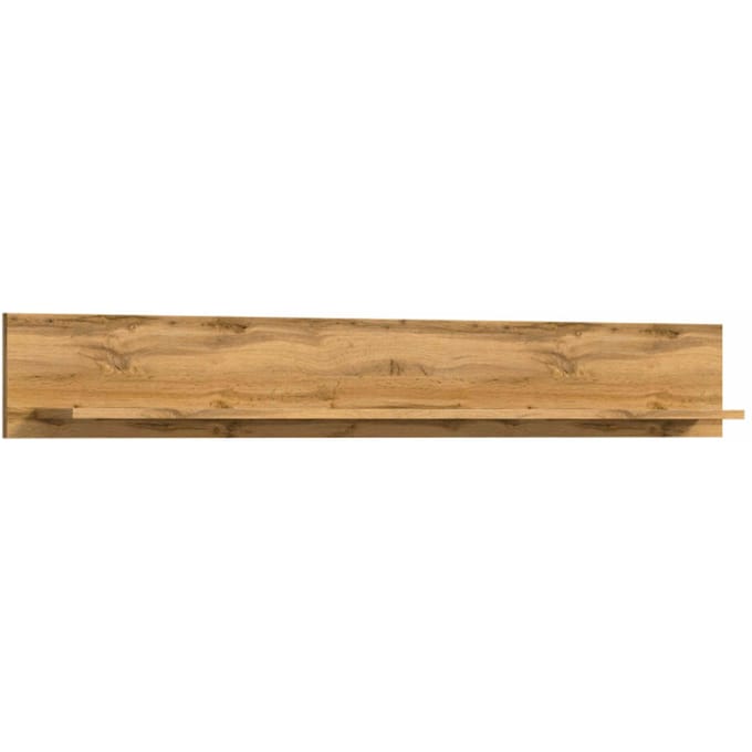 Wandplank Eik Wotan en Wit - 140x20x15cm