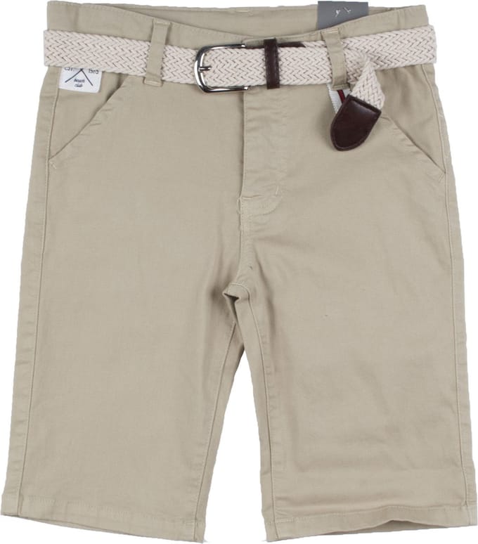 Rumbl Royal - Bermuda met riem - Beige - Maat 110