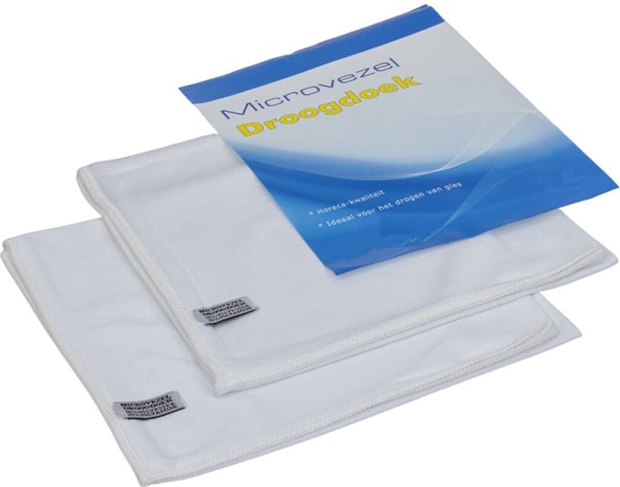 Horeca Droogdoek - 50 x 70cm - Wit - 2 Stuks