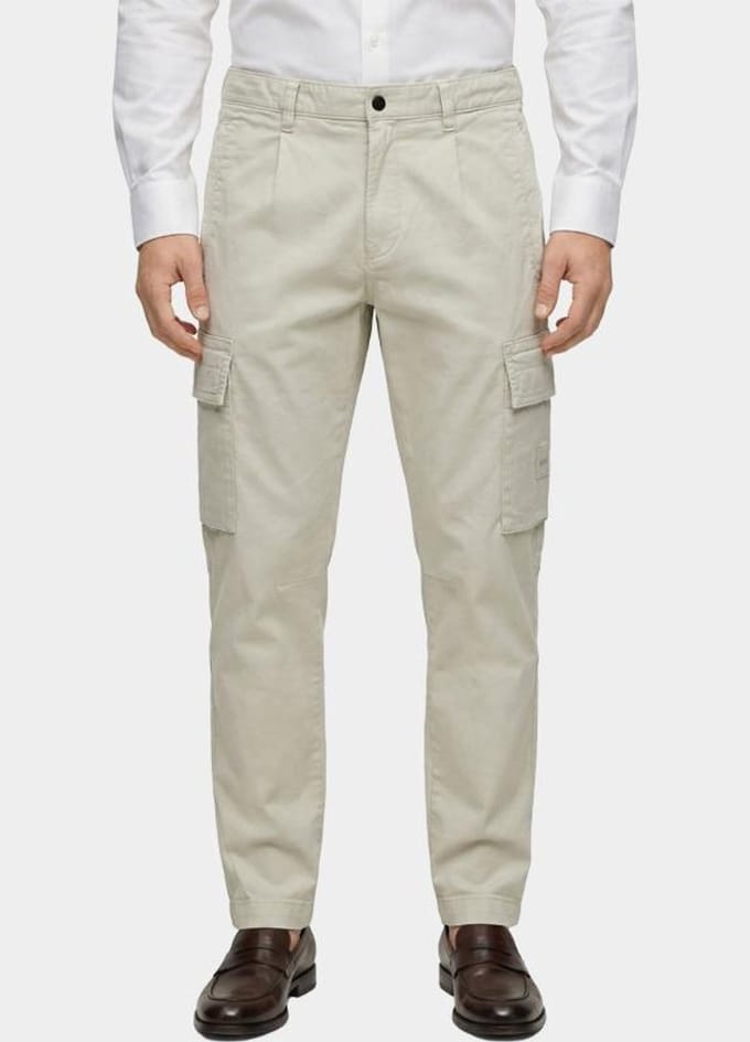 BOSS Orange Chino Grijs Sisla-9-Cargo 10268092 01 50544866/271