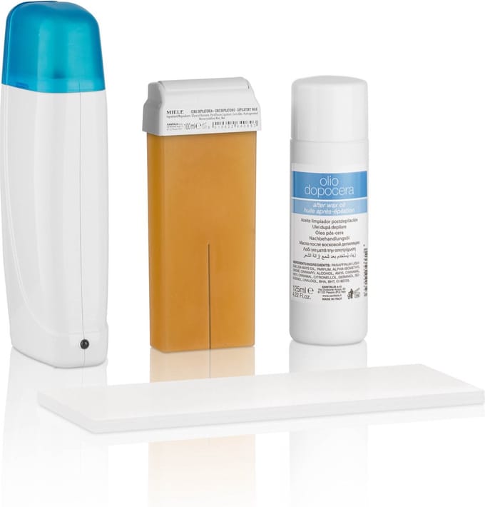 Wax - Kit - Ontharen - Hars Elektrische Roller - Patroon+houder/strips/After oil