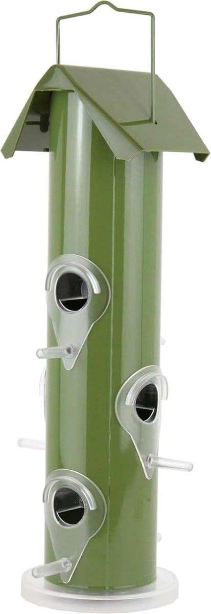 Groene Vogelvoederbuis voor Buiten - Duurzame Vogelsnackdispenser