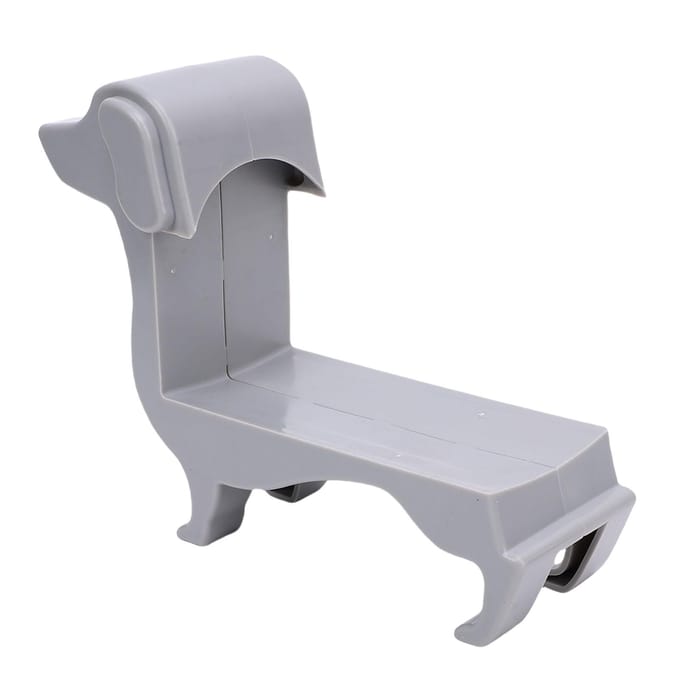 Décor Porte-Bouteille de Vin Teckel pour 375 ml 500 ml Plastique Support de Table Maman Chien Cadeau Gris gray