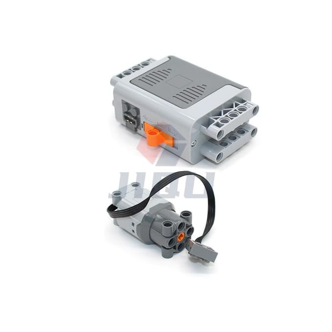 MOC High-tech Multi-speed Motor Versnellingsbak Set Bouwstenen Bakstenen Compatibel met Motor PF Doe-het-zelf Speelgoed