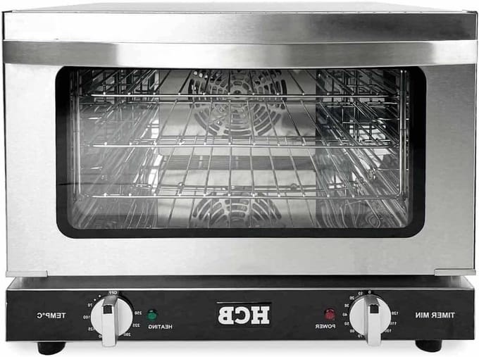 Heteluchtoven - Keukenoven - Professioneel Koken - Snelle Opwarming - 21 Liter - Zilver