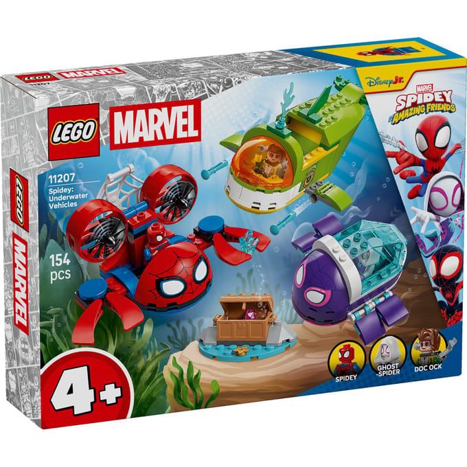 LEGO Marvel Super Heroes LEGO® MARVEL SUPER HEROES 11207 Spidey: Onderwatervoertuigen (11207)