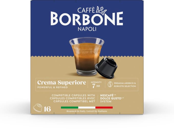 Borbone Crema Superiore - Geschikt voor Dolce Gusto - 16 capsules
